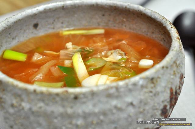 정직한 맛...김칫국