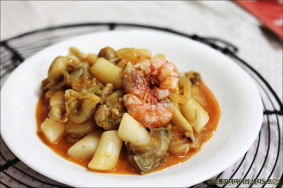 [해물쌈장떡볶이] 순하고 고소한 맛의 해물쌈장떡볶이 만들기