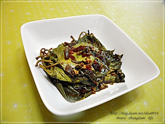 집나간 입맛을 돌아오게하는 여름철의 별미 깻잎조림