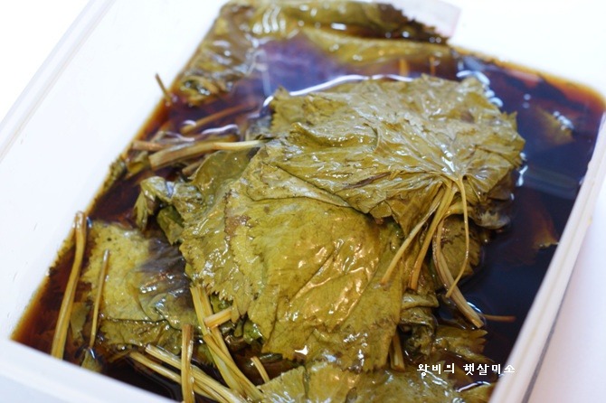 쌉싸름한 맛 상큼한 자연의 향 곰취 장아찌 만들기