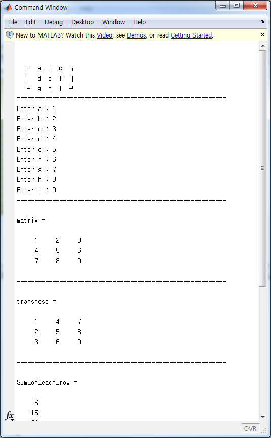 Tutos - 1.1 MATLAB - introduction - matrices - fonctions ...