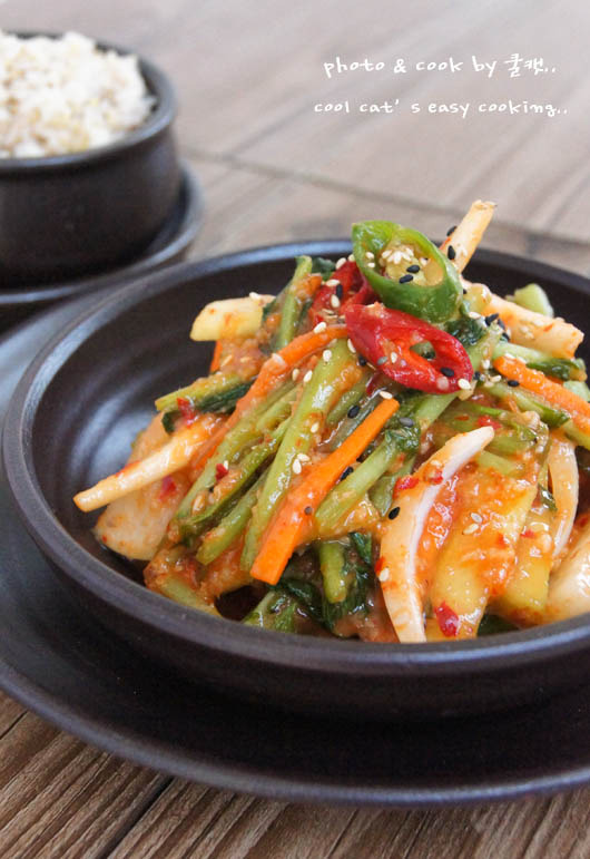 처치곤란 수박 껍질로 만드는 맛깔난 반찬4가지