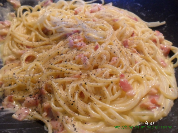 고소한 부드러움~광부들이 사랑한 ♥카르보나라(carbonara)