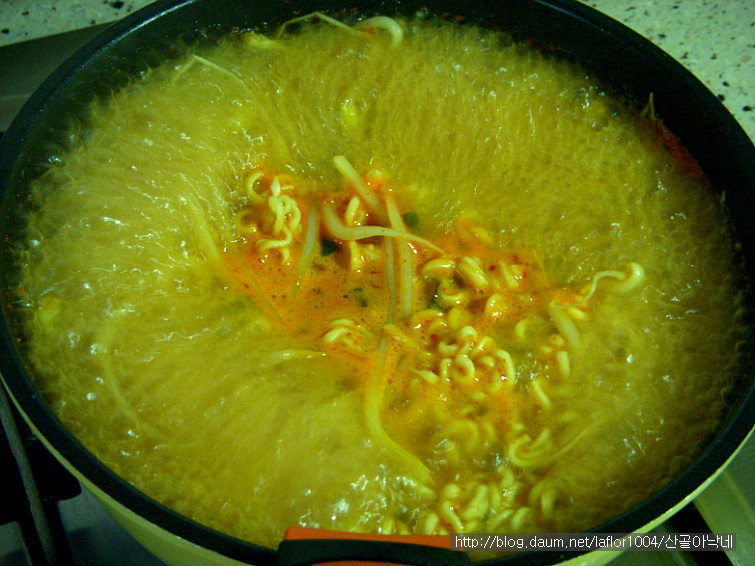 콩나물라면 더 맛있게 끓이는 간단한 방법!~~