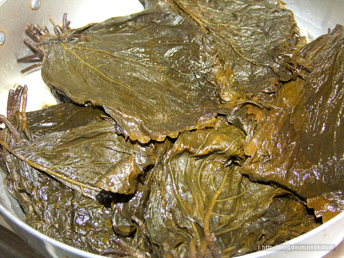 된장 깻잎찜