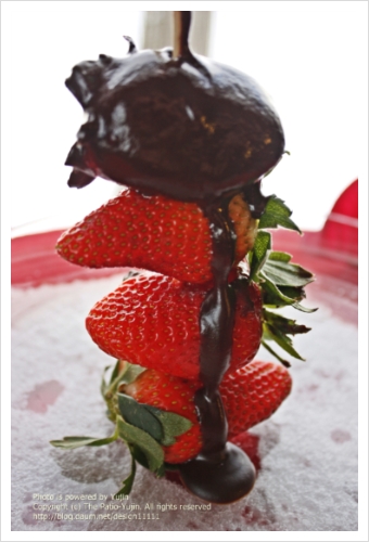 발렌타인데이 초콜렛 딸기 디저트 만들기