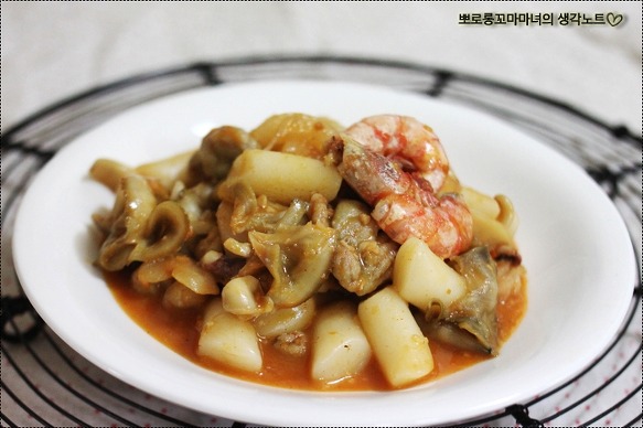 [해물쌈장떡볶이] 순하고 고소한 맛의 해물쌈장떡볶이 만들기