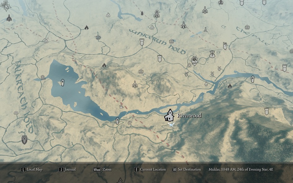 User interfaces / A Quality World Map and Solstheim Map - With Roads