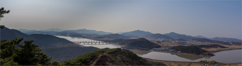 김포 문수산 조망도