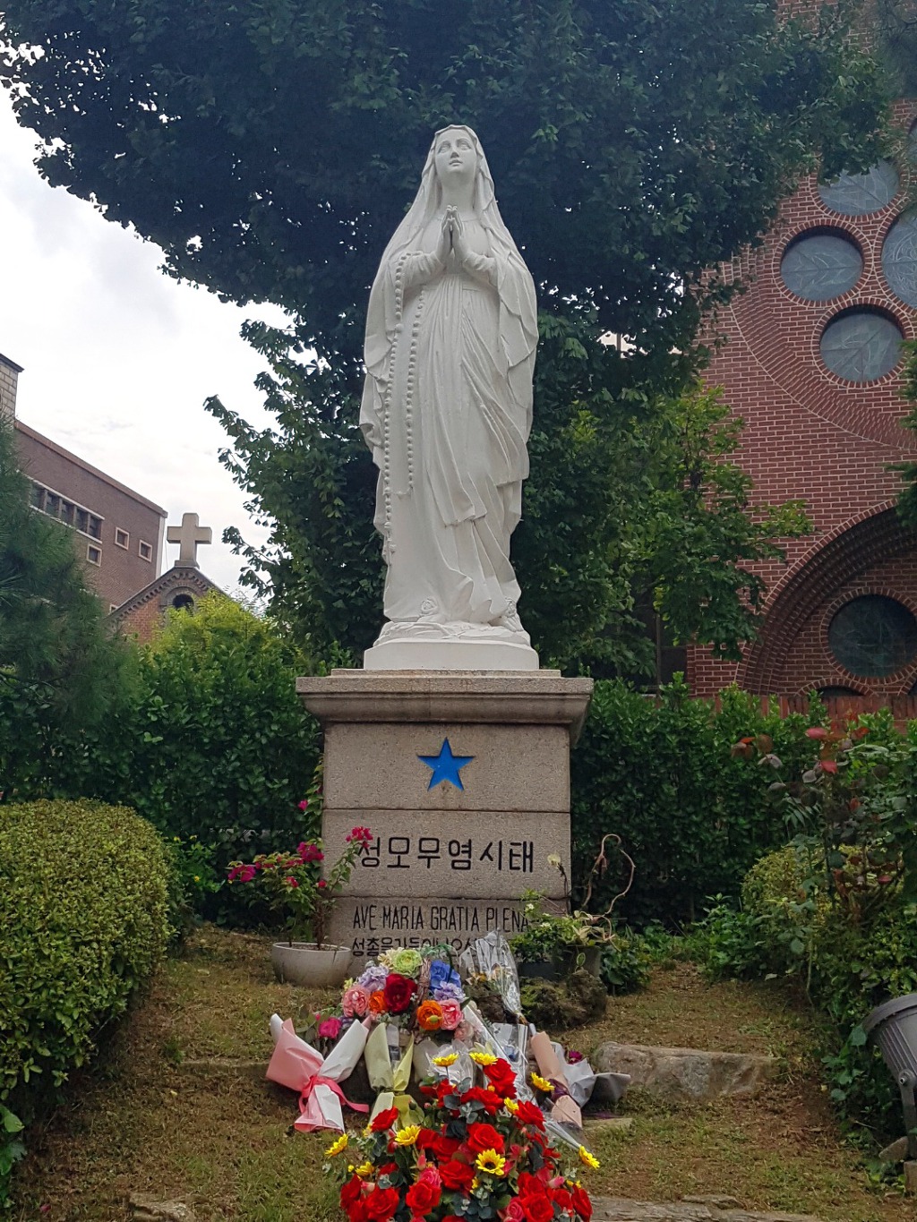 밤에 가본 명동성당