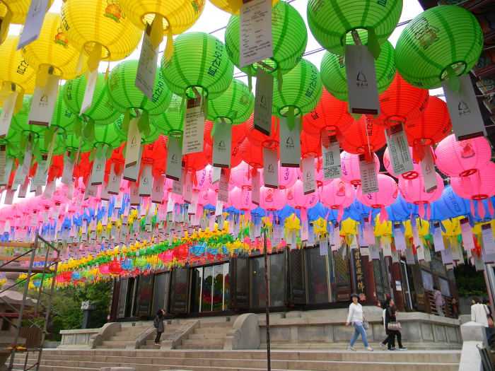 봉은사 마무리 (북극보전과 칠성도, 영산전 영산회상도, 16나한도, 석가탄신일 장엄등)