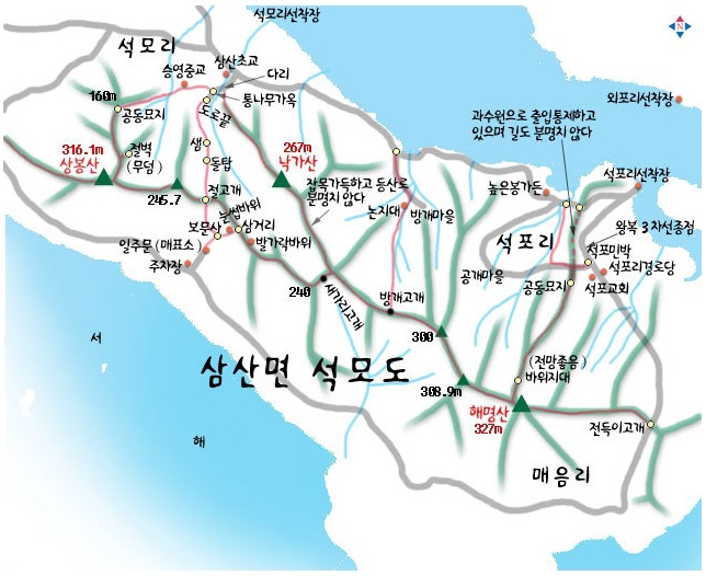 낙가산 능선 이미지