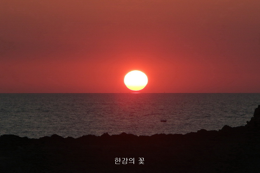 꽃지 일몰